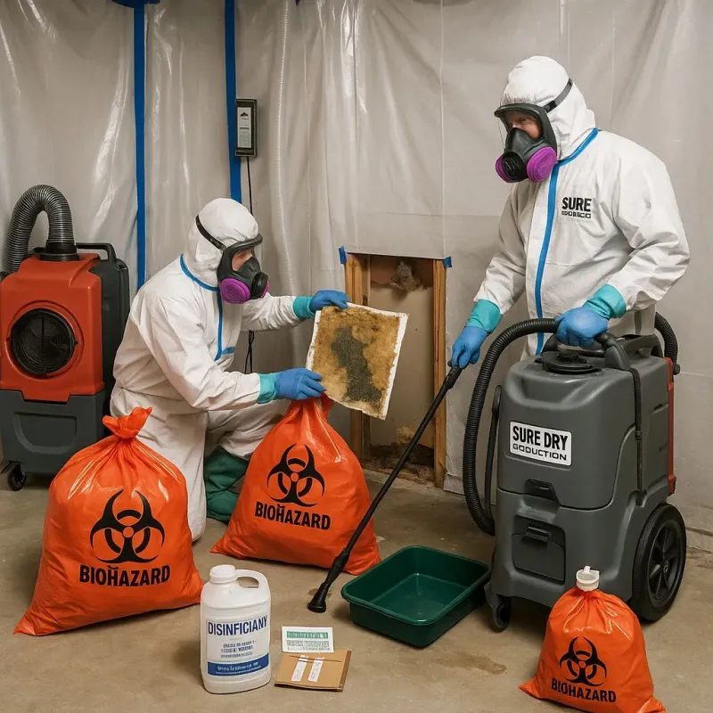 Contaminated Water Handling Protocols process in Thorp, WI