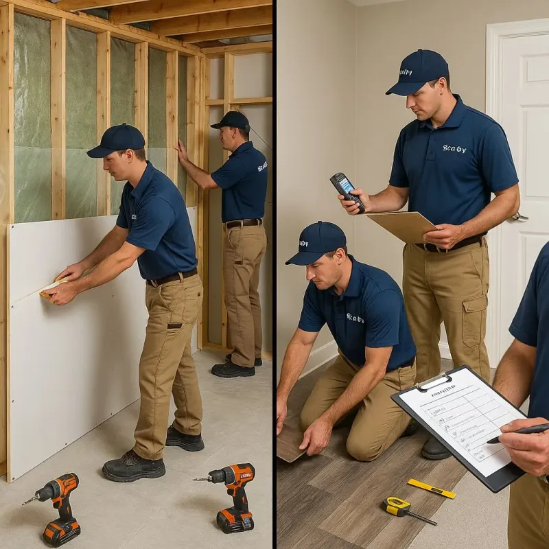Repairs and Reconstruction process in Thorp, WI